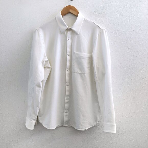 LULULEMON Commission Long Sleeve Shirt No Size Tag Check Measurements - Picture 2 of 9